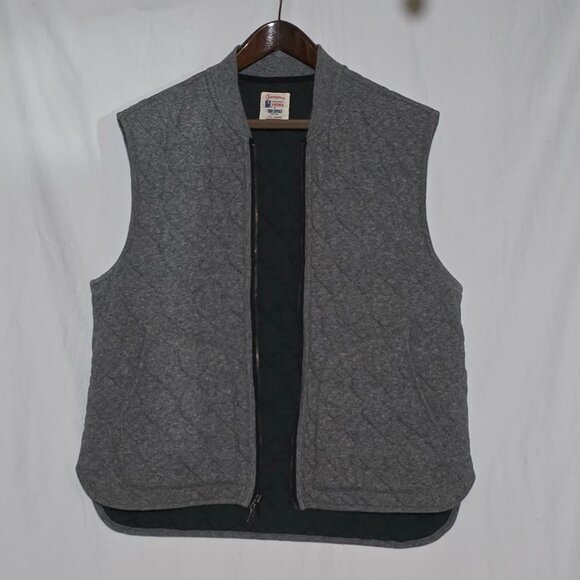 Champion X Todd Snyder Made in Canada Quilted Vest - Gray - Sz L* - Picture 4 of 5